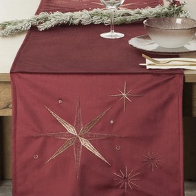 EUROFIRANY VIANOČNÝ BEHÚŇ NA STÔL STAR 40X140 CM VZOROVANÝ