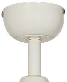 Vonkajší stropný ventilátor biely s potlačou dreva 91,3 cm vrátane LED stmievateľný s diaľkovým ovládaním IP44 - Toledo