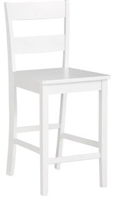 Biela barová stolička z borovicového dreva (výška sedadla 60 cm) Torpedo – Støraa
