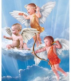 785350 NORIMPEX 5D Diamantová mozaika - Baby Angels