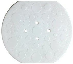 WENKO 1792921100-Stolička SECURA 45,5x45,5 cm biela/strieborná/sivá