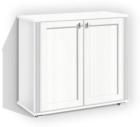 Kúpeľňová skrinka Retro KR 1 farba lamina: biela 113