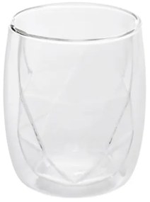 Sada dvoch pohárov CEMBRA GROOVE priesvitné 732355 280 ml (2 ks)