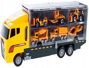 ISO Kamión s autíčkami stavebníctvo