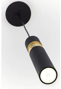 Jupiter 2003 - Luster na lanku ALAS 1xGU10/10W/230V čierna/zlatá