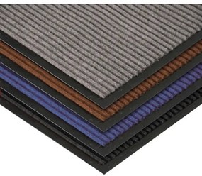 Odolná vstupná kobercová rohož s PVC 1+1 ZADARMO, 900 x 1200 mm, čierna