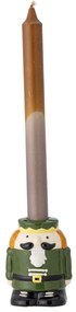 Bloomingville Kameninový svícen Nutcracker Feast Green