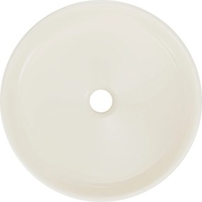 Comad Keramické umývadlo na dosku RIVER 1 IVORY MATT UN 40, béžová