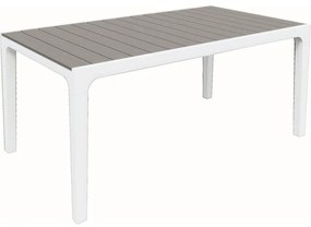 Keter Záhradný stôl Harmony biely / svetlo-sivý