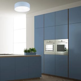 Stropné svietidlo SIRJA PASTEL DOUBLE 4xE27/15W/230V pr. 45 cm modrá