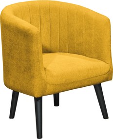XXXLutz KOKTAILOVÉ KRESLO, textil, žltá Livetastic - Kreslá - 002220052506
