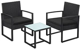 Čierny záhradný set JARDINES