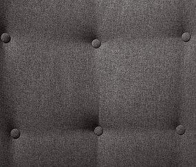 Samostatné kreslo s podnožkou, tmavosivé