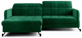 Rohová sedacia súprava Lima, ľavá, zelená (Kronos 19)