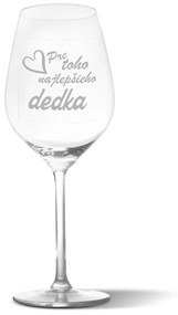 Sablio Pohár na víno Pre toho najlepšieho dedka: 49 cl