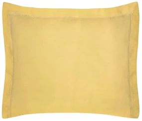 SATÉNOVÁ OBLIEČKA NA VANKÚŠ NOVA COLOUR 70X90 CM HORČICOVÁ