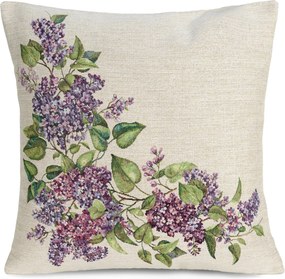 GOBELÍNOVÁ DEKORAČNÁ OBLIEČKA NA VANKÚŠ SYRINGA1 45X45 CM VZOROVANÁ