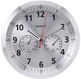 Nástenné hodiny s hydro-teplomerom Ø 35 cm