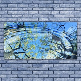 Obraz na akrylátovom skle Voda stromy umenie 120x60 cm