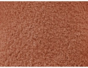 Pohovka z textílie buklé v tehlovej farbe 232 cm Hippolyte – Bobochic Paris