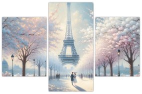 Obraz - Maľba z Paríža (90x60 cm)