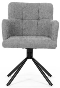 Autronic BONTEC Jedálenská stolička, sivá, látka, DCH-T1122 GREY2 Farba: Šedá