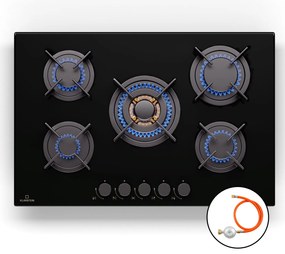 Klarstein Goldflame 5, plynová varná doska, 5 horákov