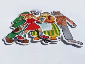 MARIONETINO – Červená Čiapočka – bábky 4 ks