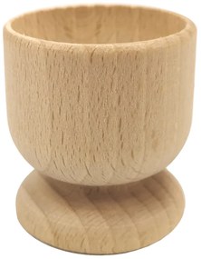 AMADEA Drevený kalíšok na vajíčko, masívne drevo, veľkosť 5 cm