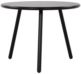 Konferenčný stolík Minot - v45 x Ø60 cm - Čierna