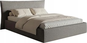 Manželská posteľ 160 cm Swiftie 160 (sivá čierna)