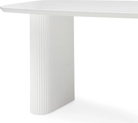 Jedálenský stôl Mesilla 180 cm biely