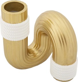 Váza Bann Veľká 12 cm zlatá/biela