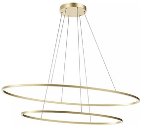 Redo 01-3300 - LED stmievateľný závesný luster LEO na lanku LED/115W/230V bronzový