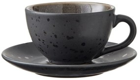 Čierne šálky z kameniny v súprave 4 ks 240 ml Black/Mix – Bitz