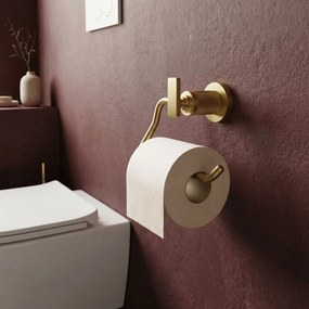 Rea Rivo, držiak na toaletný papier, 81305, zlatá matná, REA-98059