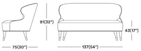 CAMELIA ČALÚNENÁ LAVICA sofa