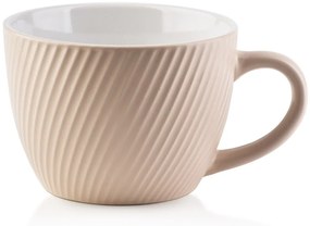 Hrnček SALLY LINES 480 ml béžový
