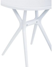 Autronic BONTEC Jedálenský stôl 65x65cm, plast, biela, DT-X7007 WT Farba: Biela
