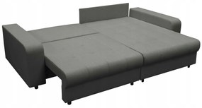 Mirjan24 Rohová sedačka do obývačky DUBLIN - šedá 1