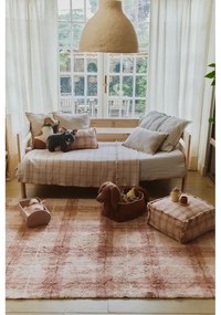 Ružový detský sedací vak Rose – Lorena Canals