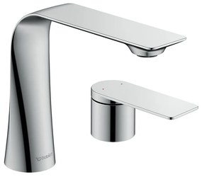 DURAVIT D.1 2-otvorová páková umývadlová batéria bez odtokovej súpravy, výška výtoku 140 mm, chróm, D11120002010