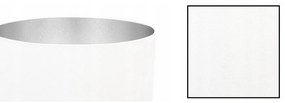 Závesné svietidlo MEDIOLAN, 1x biele/chrómové textilné tienidlo, (výber z 2 farieb konštrukcie)