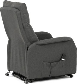 Polohovacie kreslo sivé, elektrické TV-5482 GREY2