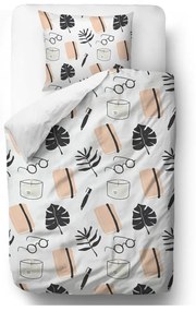 Obliečky z bavlneného saténu Butter Kings Hygge Moment, 135 x 200 cm