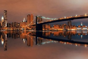Samolepiaca fototapeta most v Manhattane - 300x200