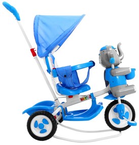 Trojkolesový bicykel Happy Blue Elephant B35-2