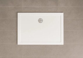 Erga Laos, obdĺžniková sprchová vanička 120x90x5cm, akrylát, biela lesklá, ERG-V06-ACR-9012S-WH-CR