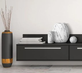 Dekoračná miska SANA 01 biela / strieborná