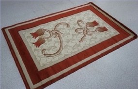 BE Koberec Adora 5226 TERRA – hnedý oválny Rozmer: 140x190 cm